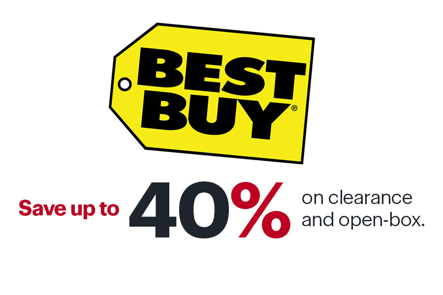 40% Off Best Buy Clearance & Open Box